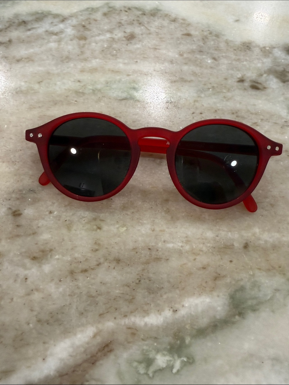 Izipizi Kids junior sun Red Round Sunglasses